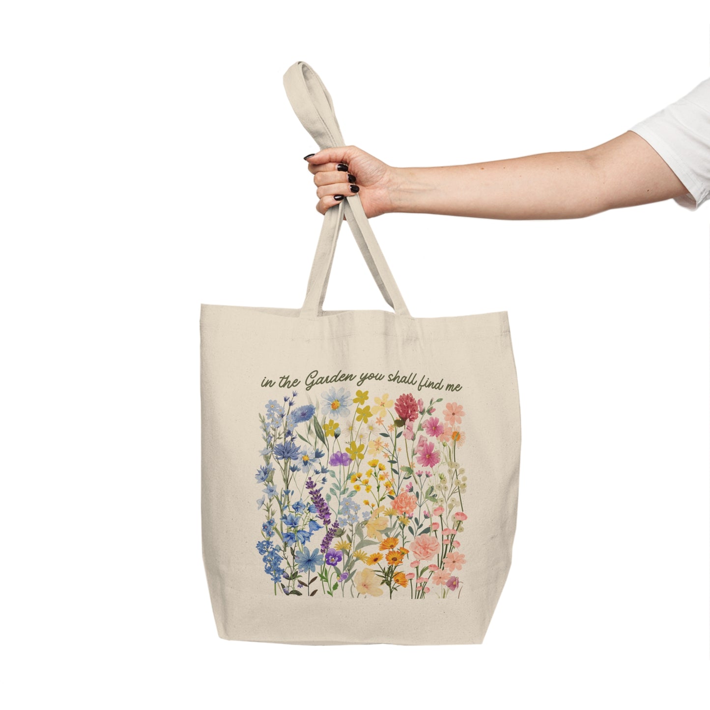 Floral Garden Tote Bag